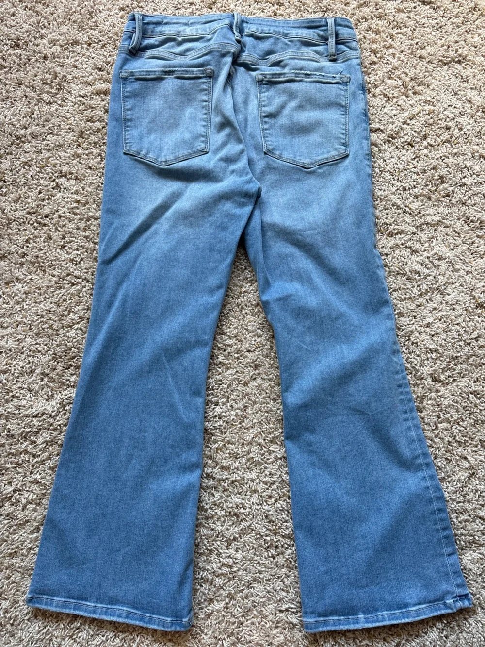FRAME Le One Crop Mini Boot Sz 30 - See Sizing Medium Wash